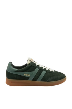 Cyclone suède sneakers donkergroen