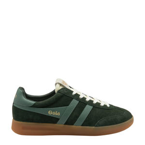 Cyclone suède sneakers donkergroen