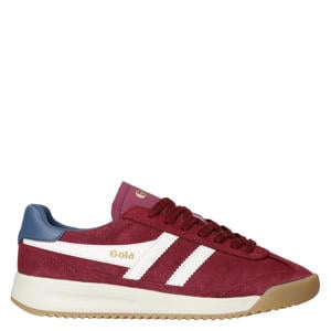 Stadia '86 suède sneakers donkerroze