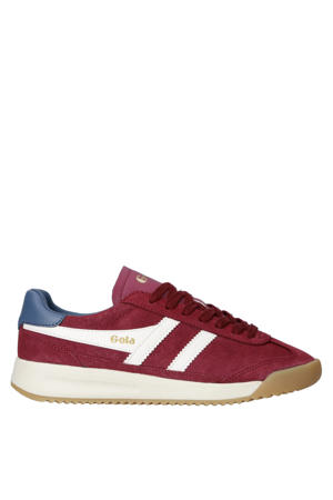Stadia '86 suède sneakers donkerroze