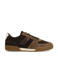 Manfield suède sneakers bruin