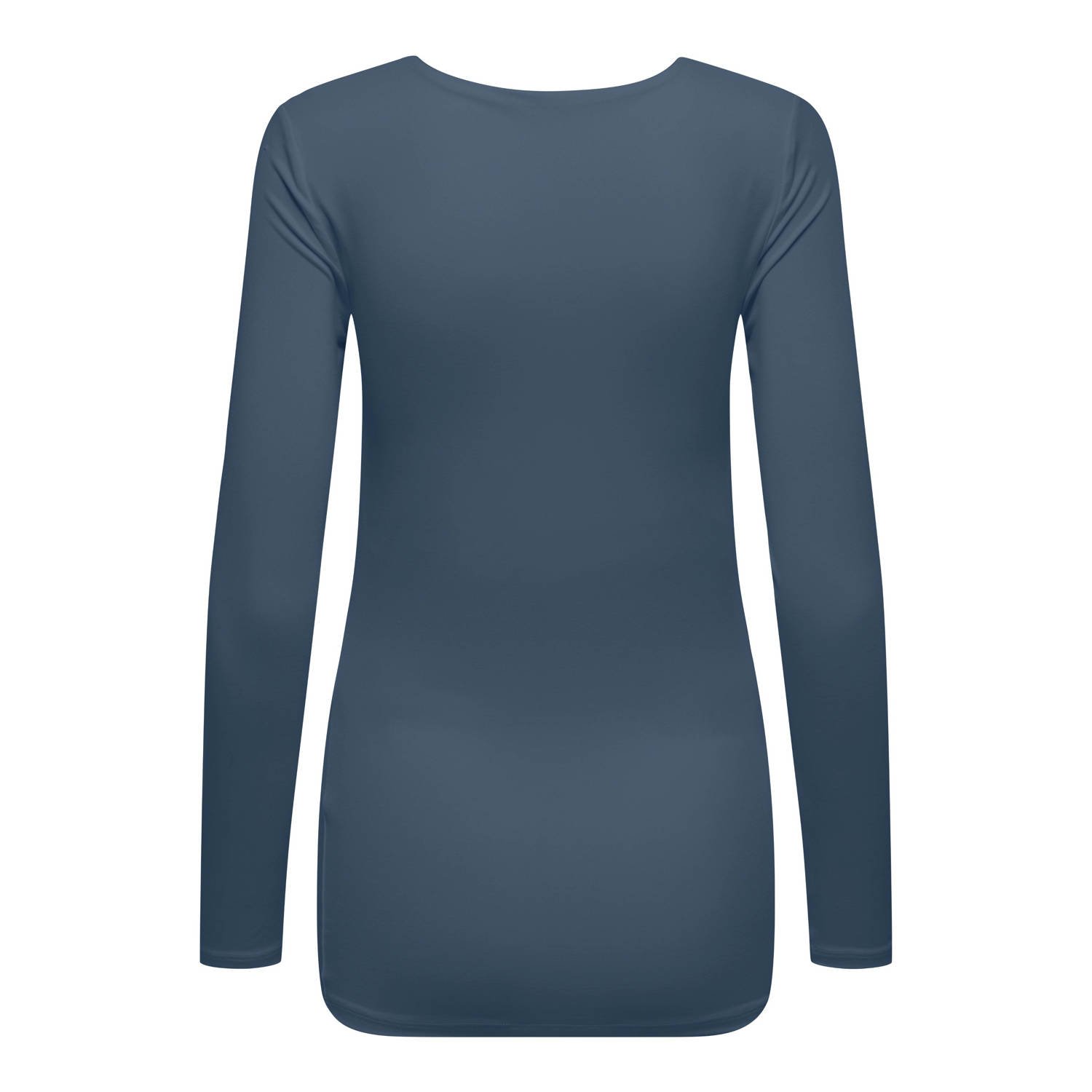 ONLY MATERNITY zwangerschaps longsleeve blauw