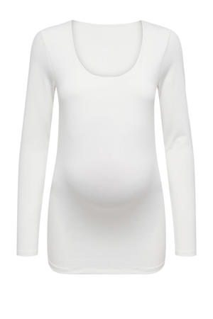 zwangerschaps longsleeve ecru