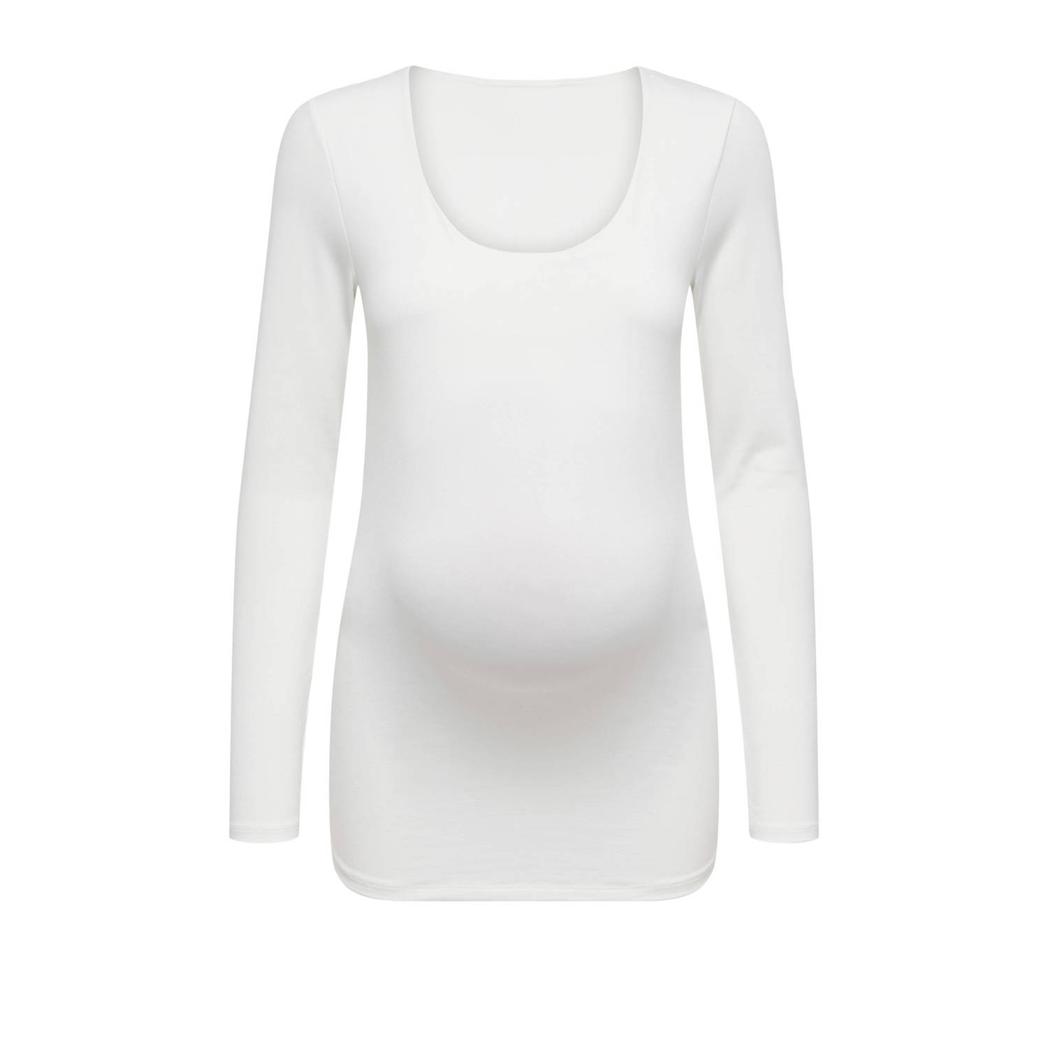 ONLY MATERNITY zwangerschaps longsleeve ecru