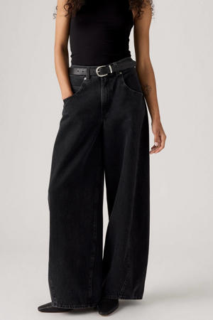 SUPER BAGGY BARREL black denim