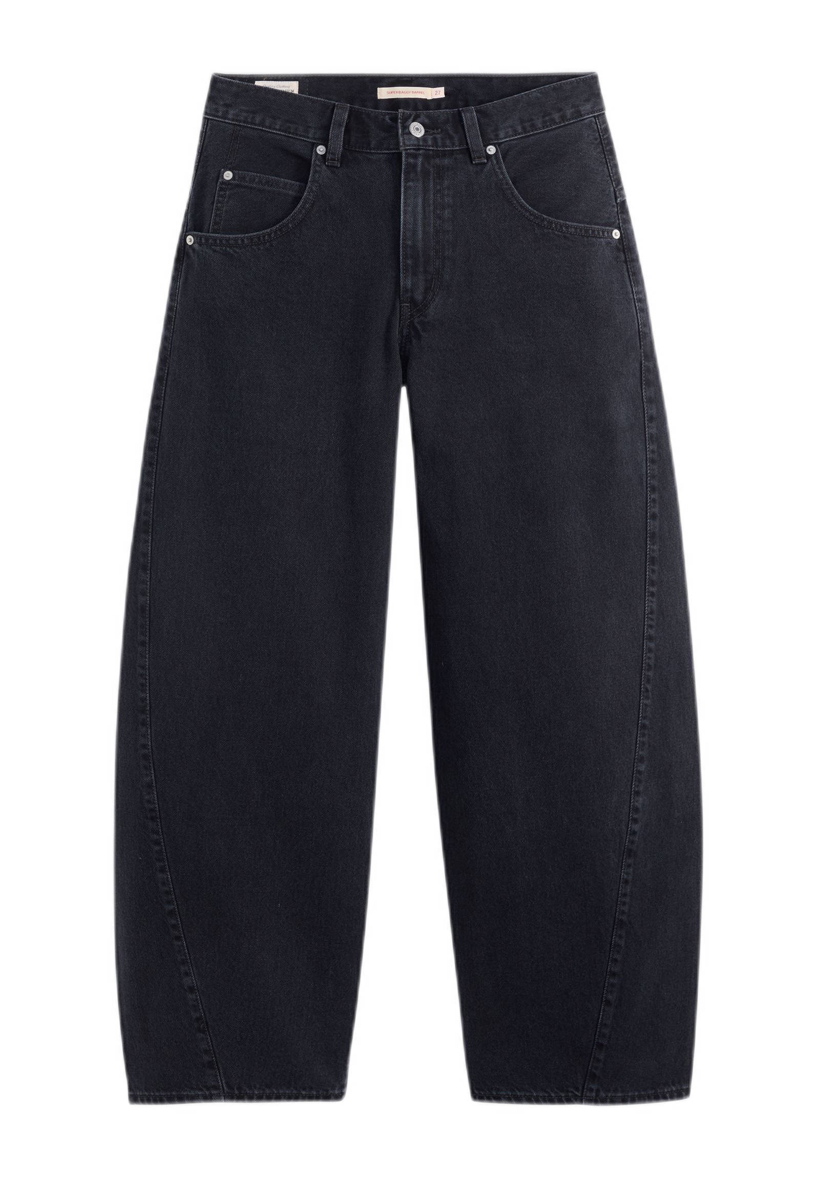 Levi's SUPER BAGGY BARREL black denim | wehkamp