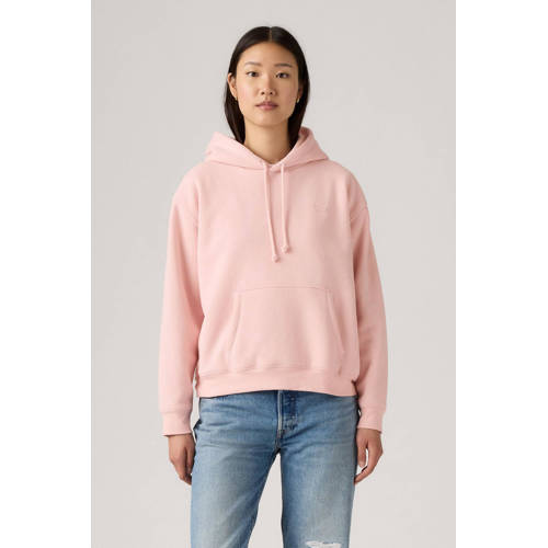 Levi's hoodie lichtroze afbeelding