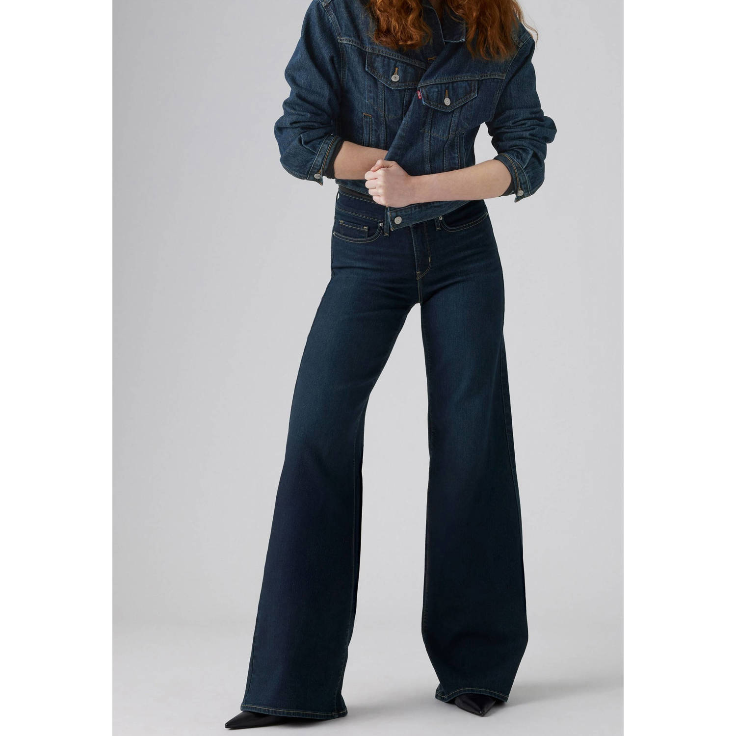 Levi's high waist wide leg jeans