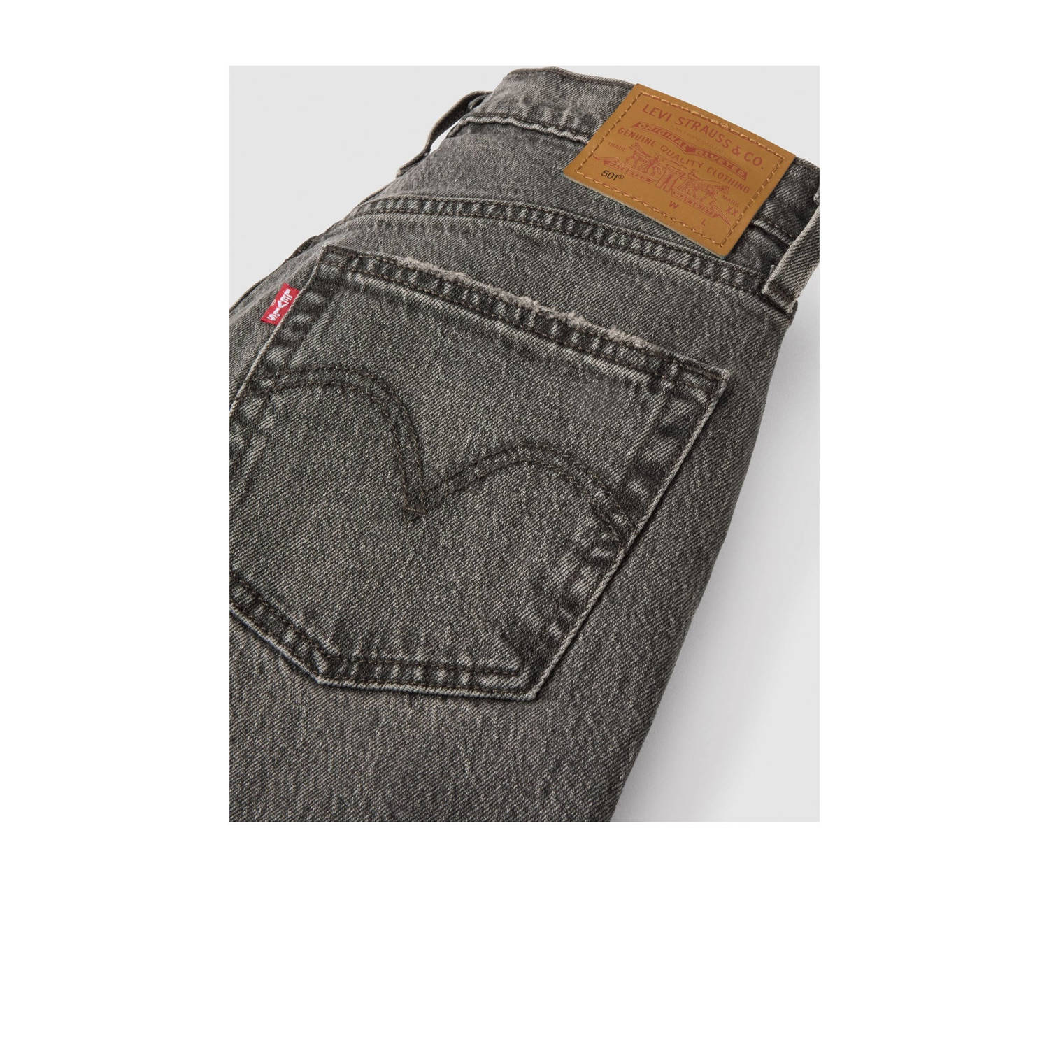 Levi's 501 high waist straight leg jeans