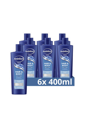 Hair & Body shampoo en showergel - 6 x 400 ml