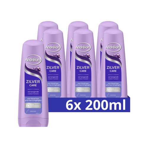 Andrélon Zilver Care conditioner - 6 x 200 ml afbeelding