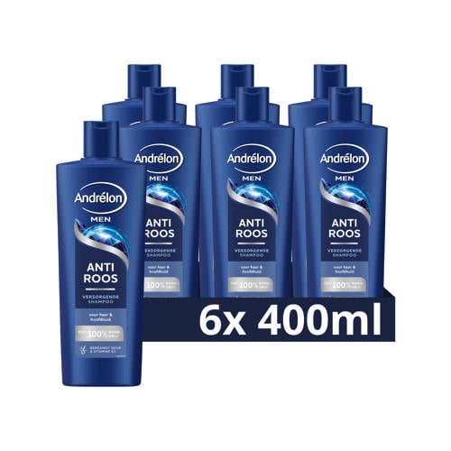 Andrélon Men Anti-Roos shampoo - 6 x 400 ml afbeelding
