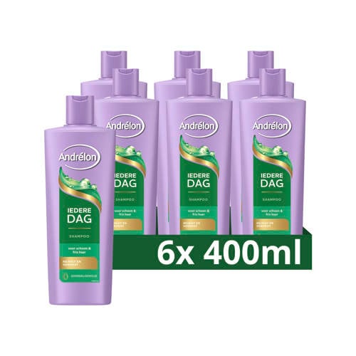 Wehkamp Andrélon Iedere Dag shampoo - 6 x 400 ml aanbieding