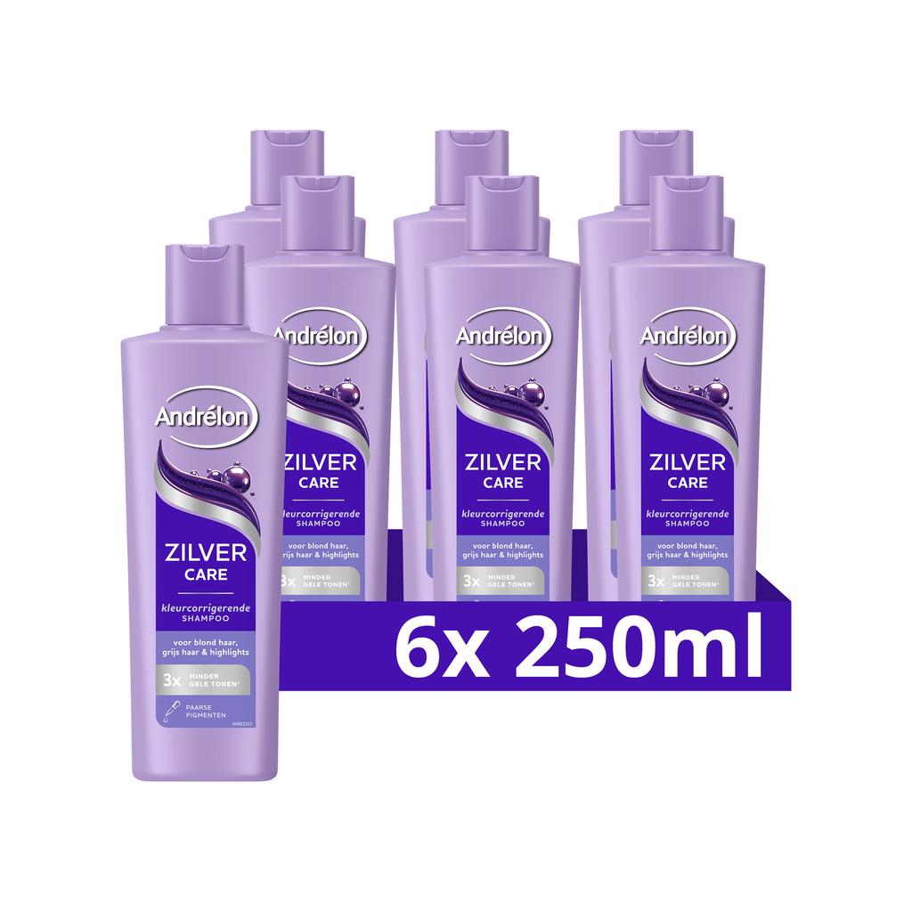 Andrélon Zilver Care shampoo - 6 x 250 ml