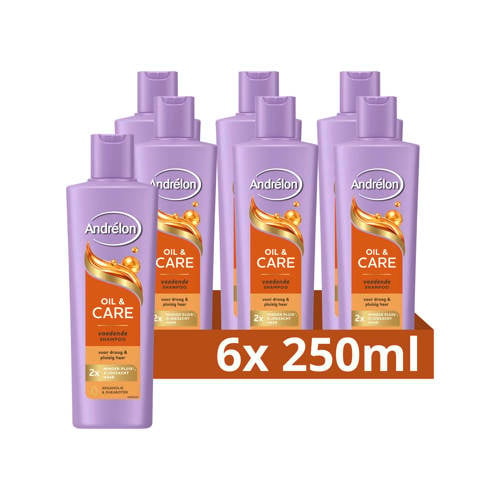 Andrélon Oil & Care shampoo - 6 x 250 ml afbeelding