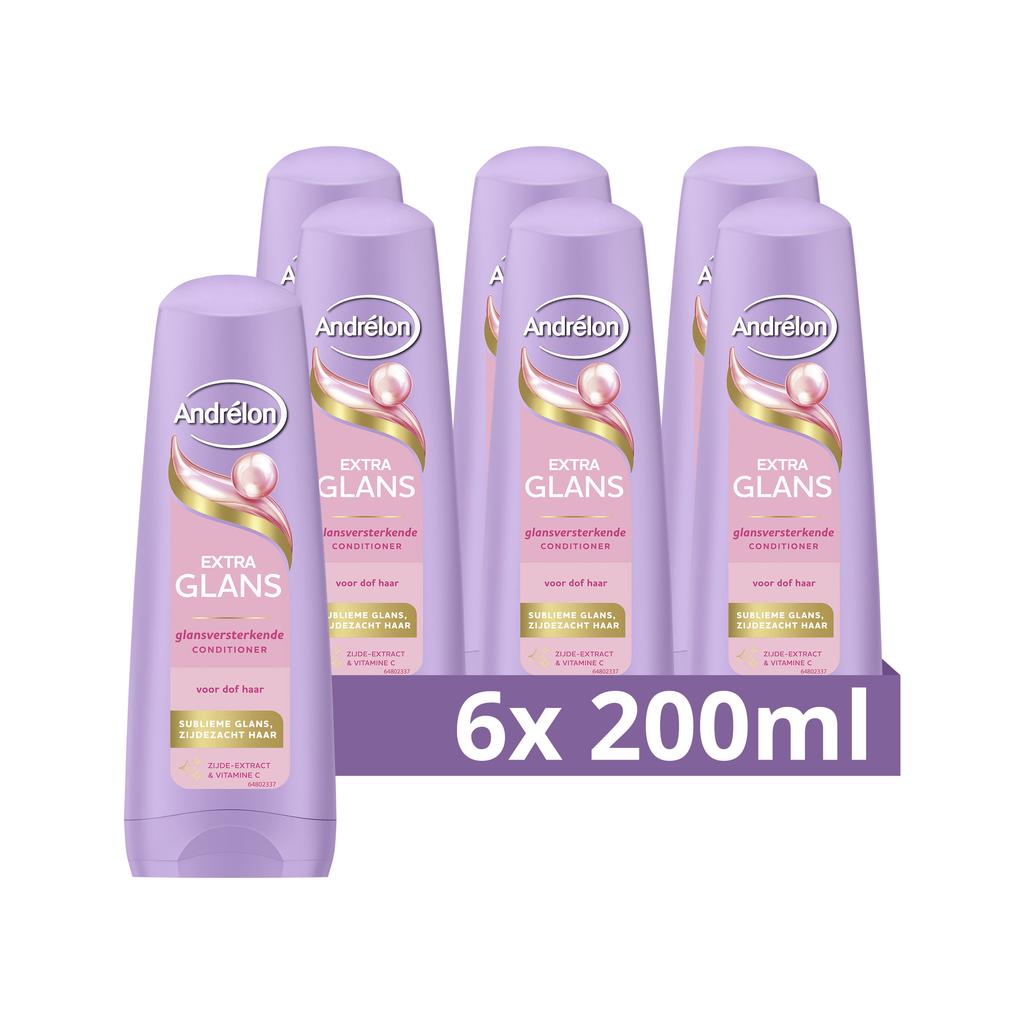 Andrélon Extra Glans conditioner - 6 x 200 ml