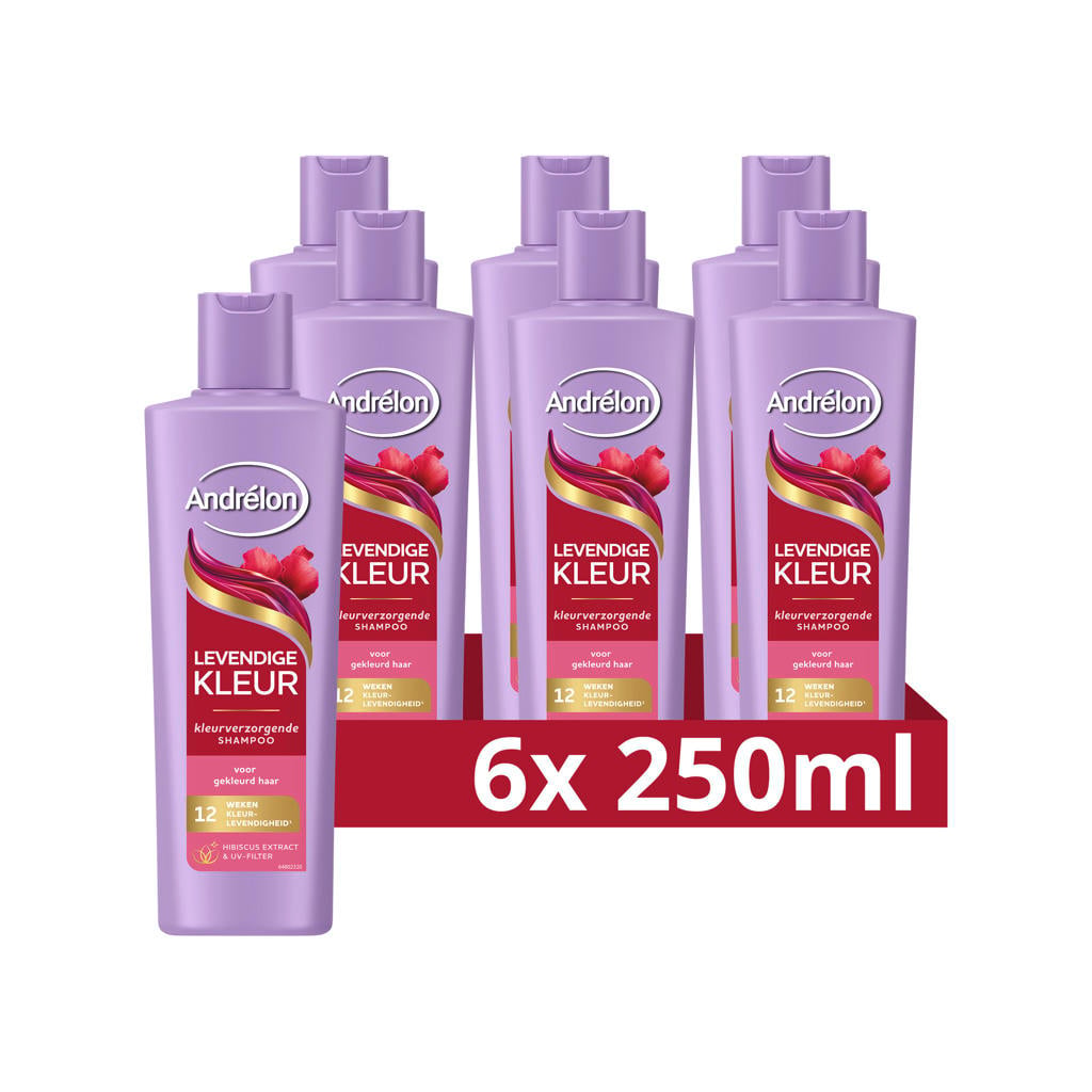 Andrélon Levendige Kleur shampoo - 6 x 250 ml
