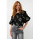 Esqualo top zwart met lurex