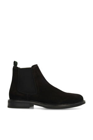 suède chelsea boots zwart