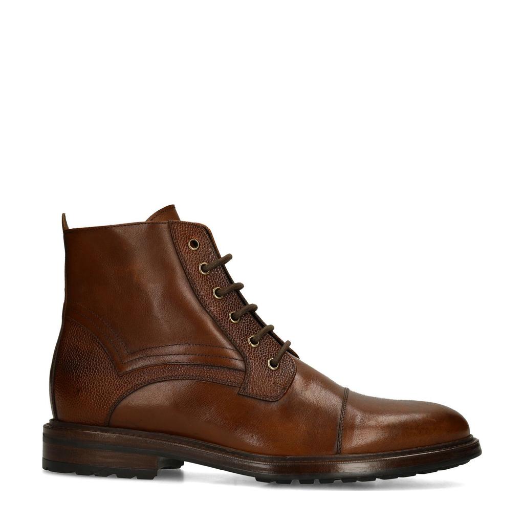 Bruine heren Black Label leren veterboots