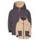 Noppies kids reversible jas grijs