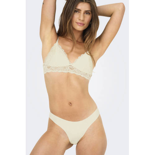 ONLY brazilian ONLCHLOE (set van 3) ecru afbeelding