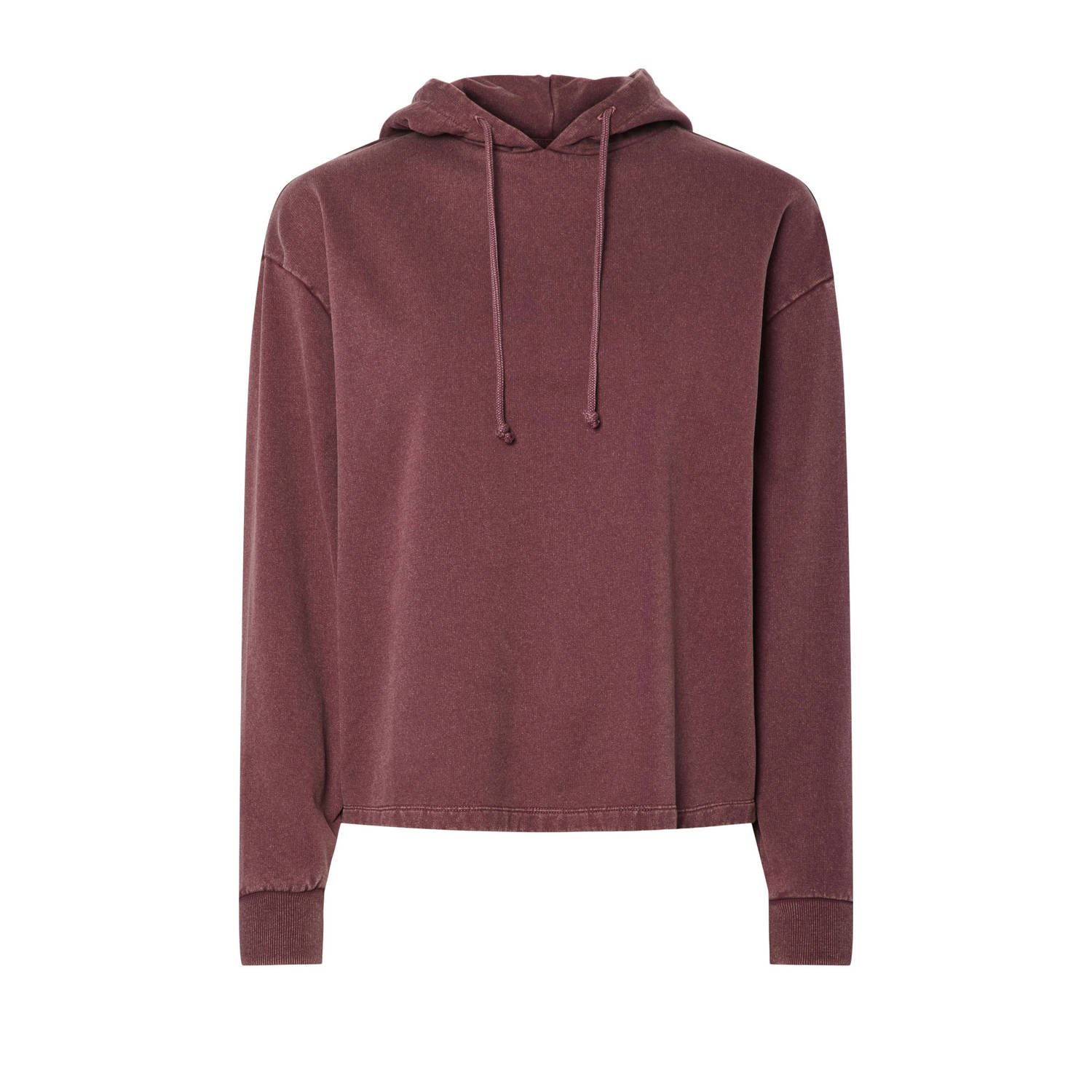 PIECES hoodie PCCHILLI donkerrood
