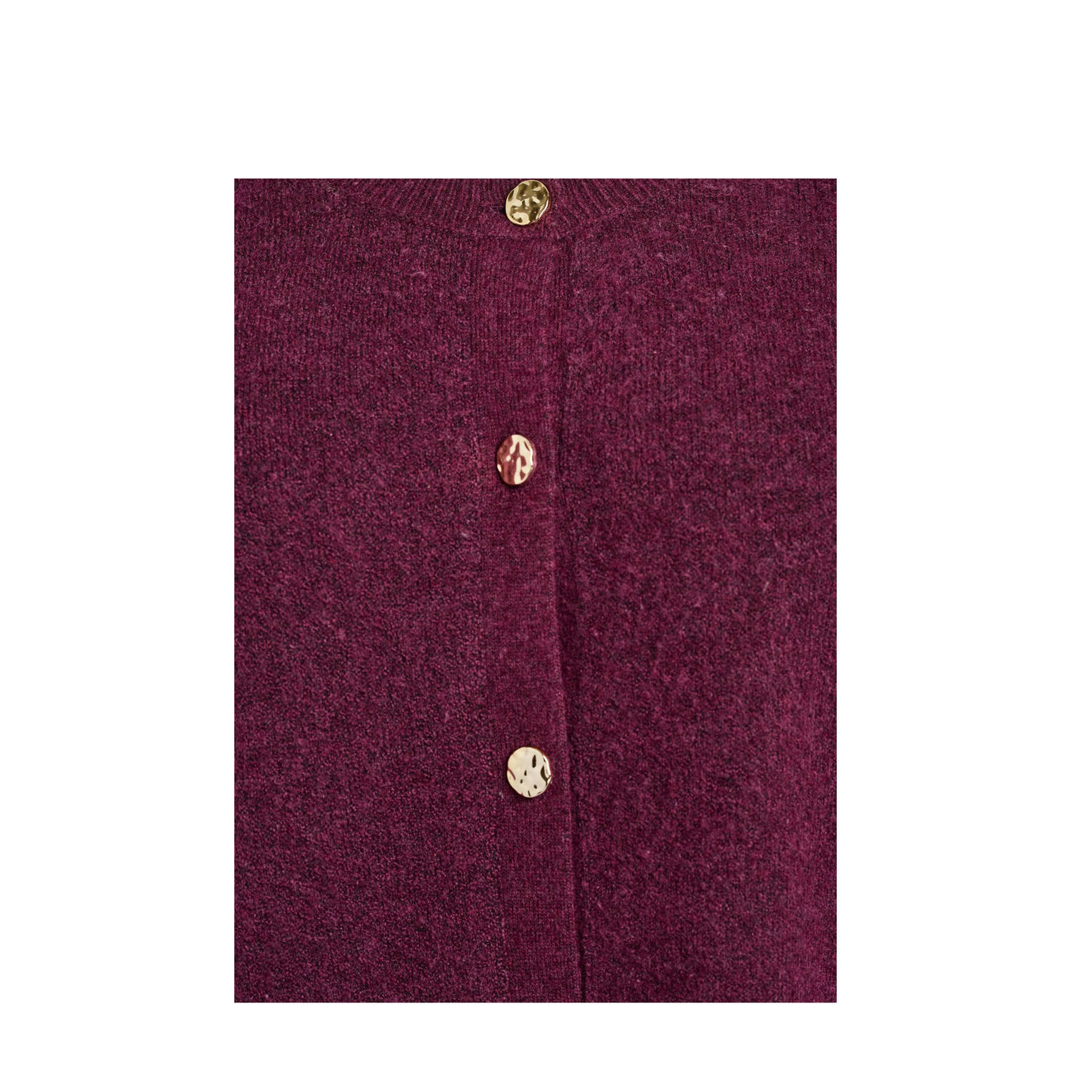 Zizzi gebreid vest rood