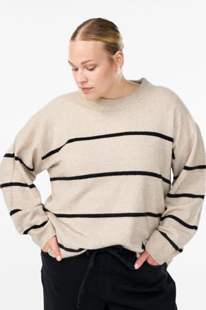 gebreide trui beige
