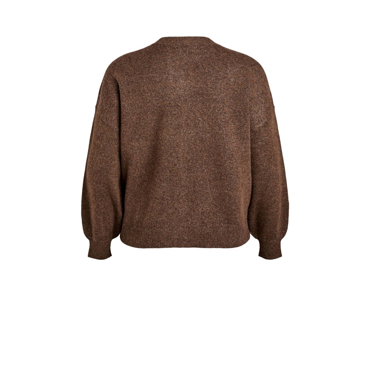 Zizzi gebreid vest bruin