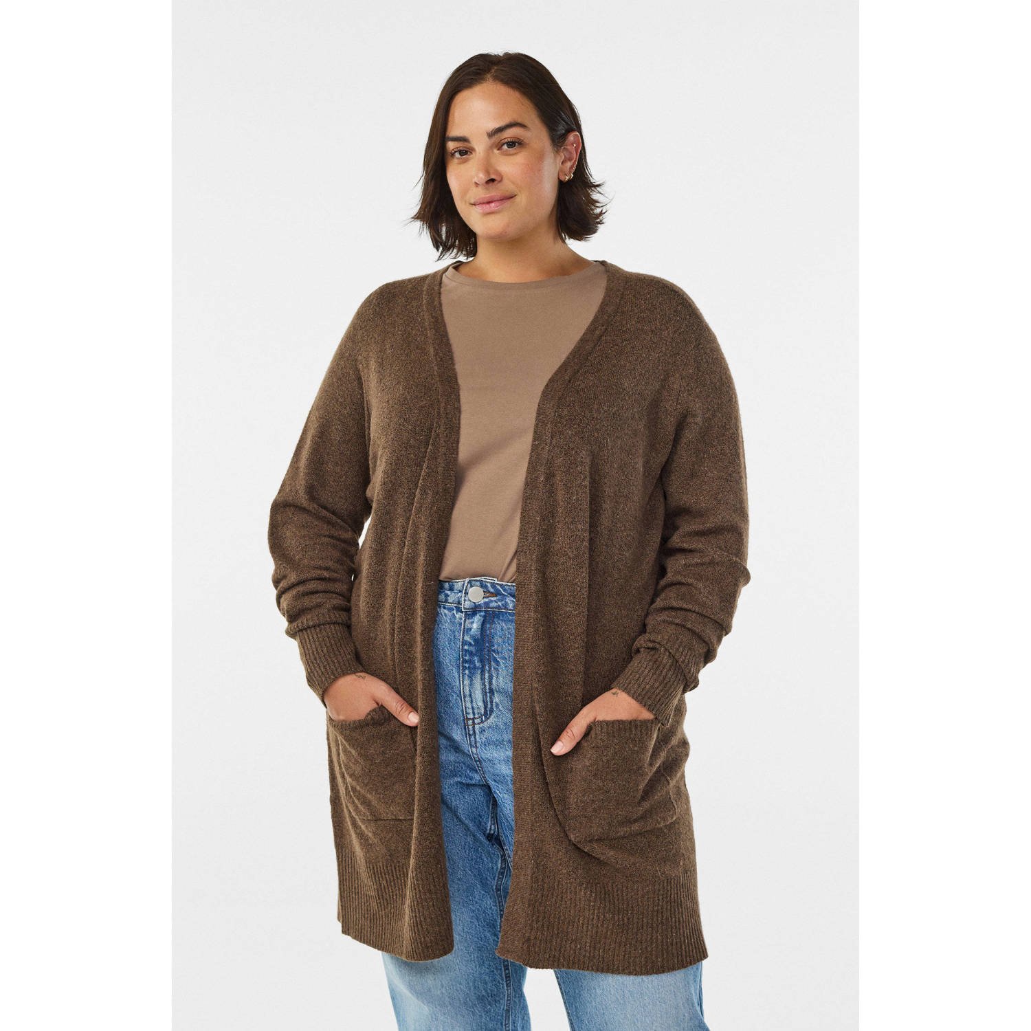 Zizzi gebreid vest