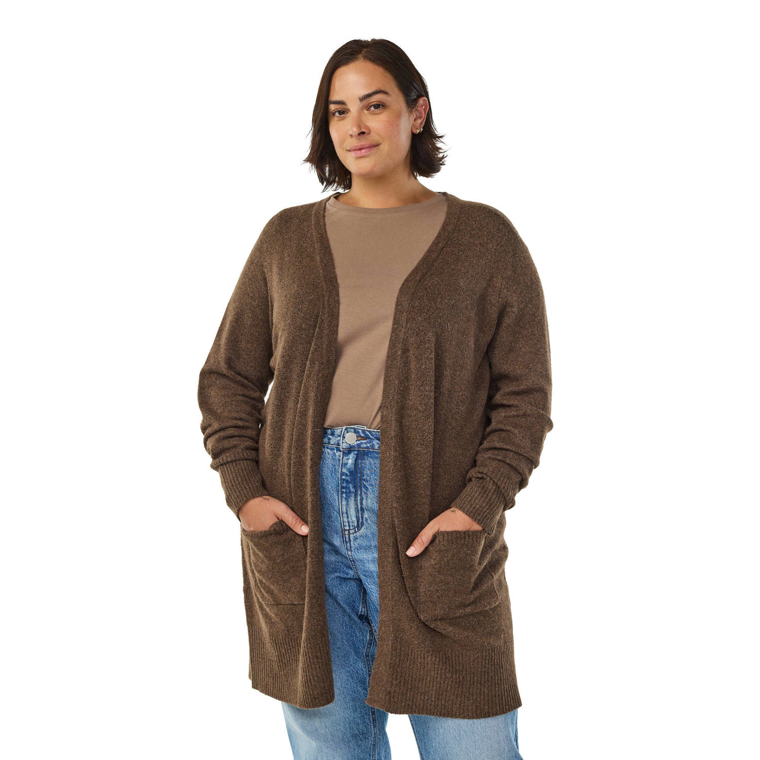 Zizzi gebreid vest