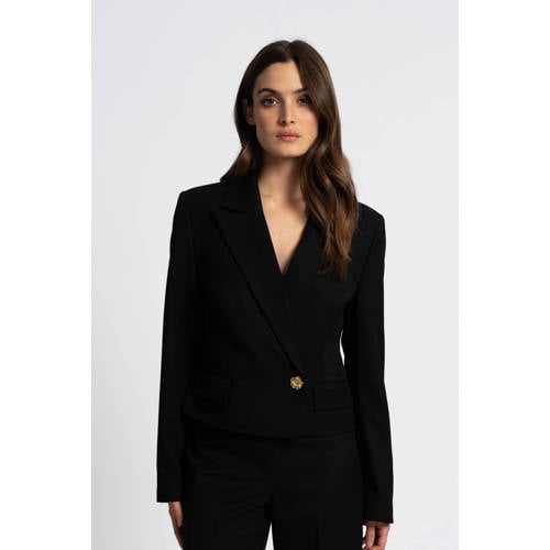 NIKKIE X Franka Vedder cropped blazer zwart afbeelding