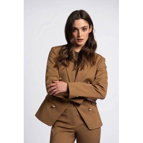 NIKKIE regular blazer bruin afbeelding