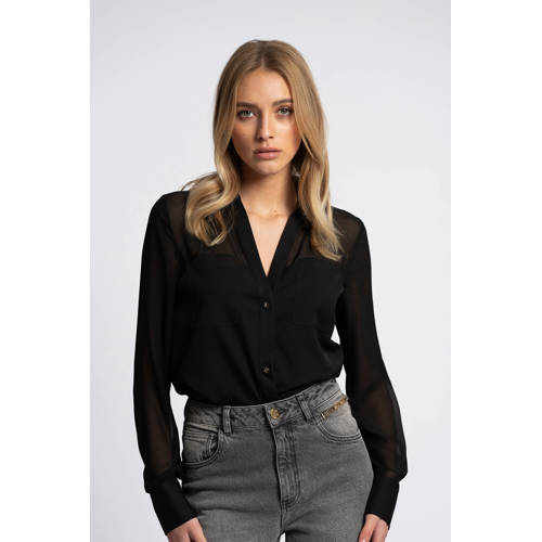 NIKKIE blouse zwart afbeelding