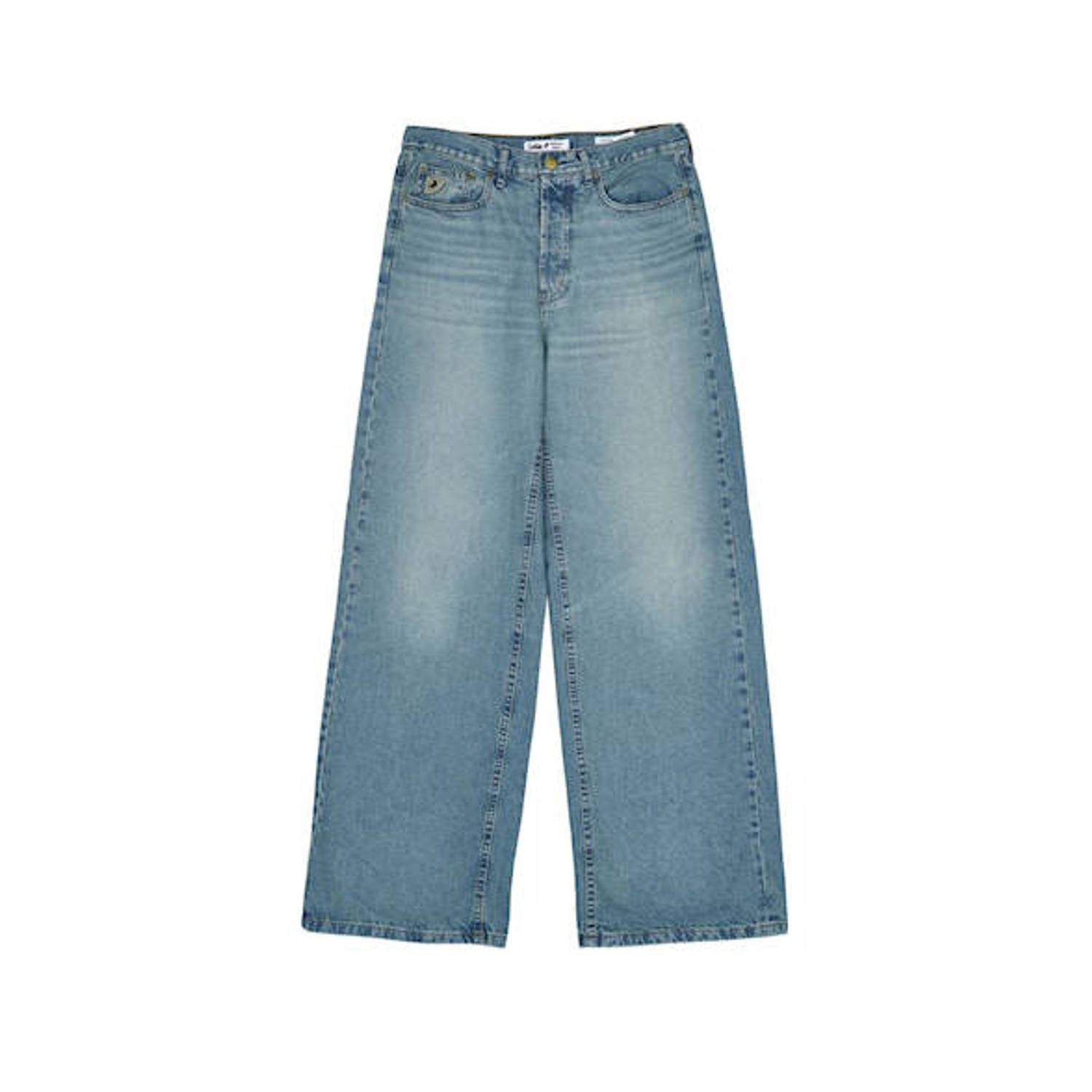 Lois high waist loose fit jeans medium blue denim