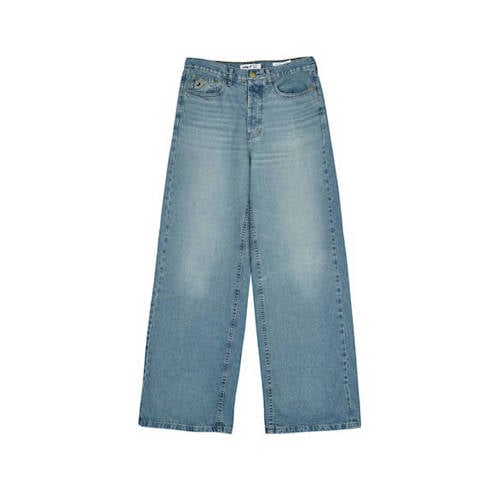 Lois high waist loose fit jeans medium blue denim afbeelding