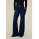 Lois high waist flared jeans dark blue denim