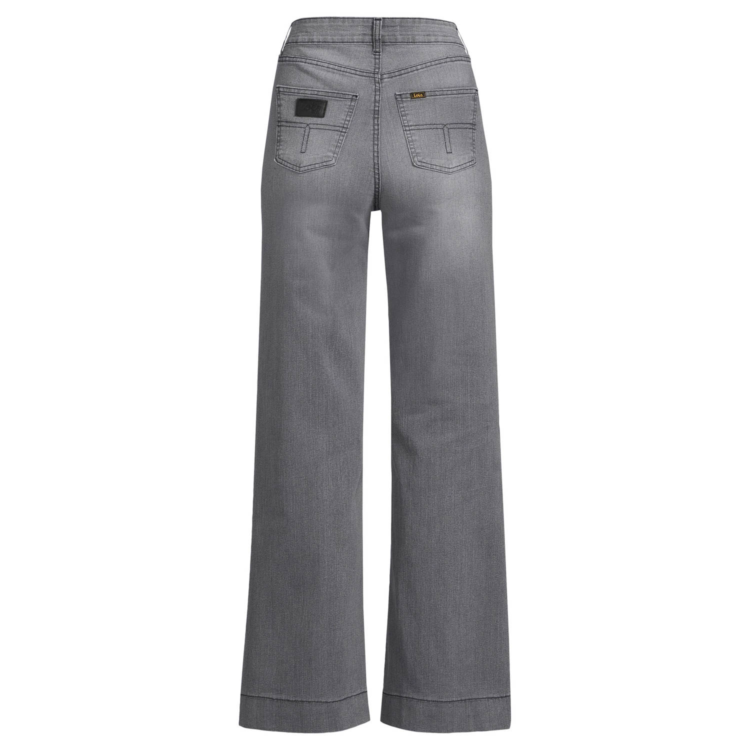 Lois high waist wide leg jeans grey denim