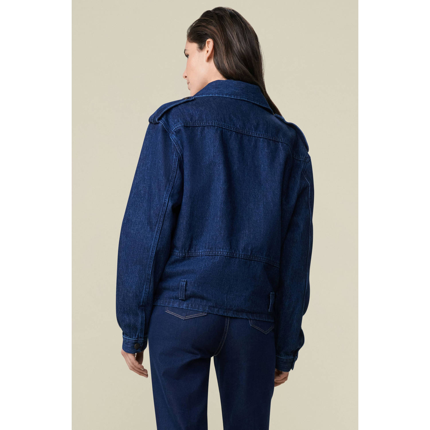 Lois denim spijkerjas dark blue denim