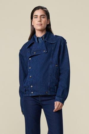 denim spijkerjas dark blue denim