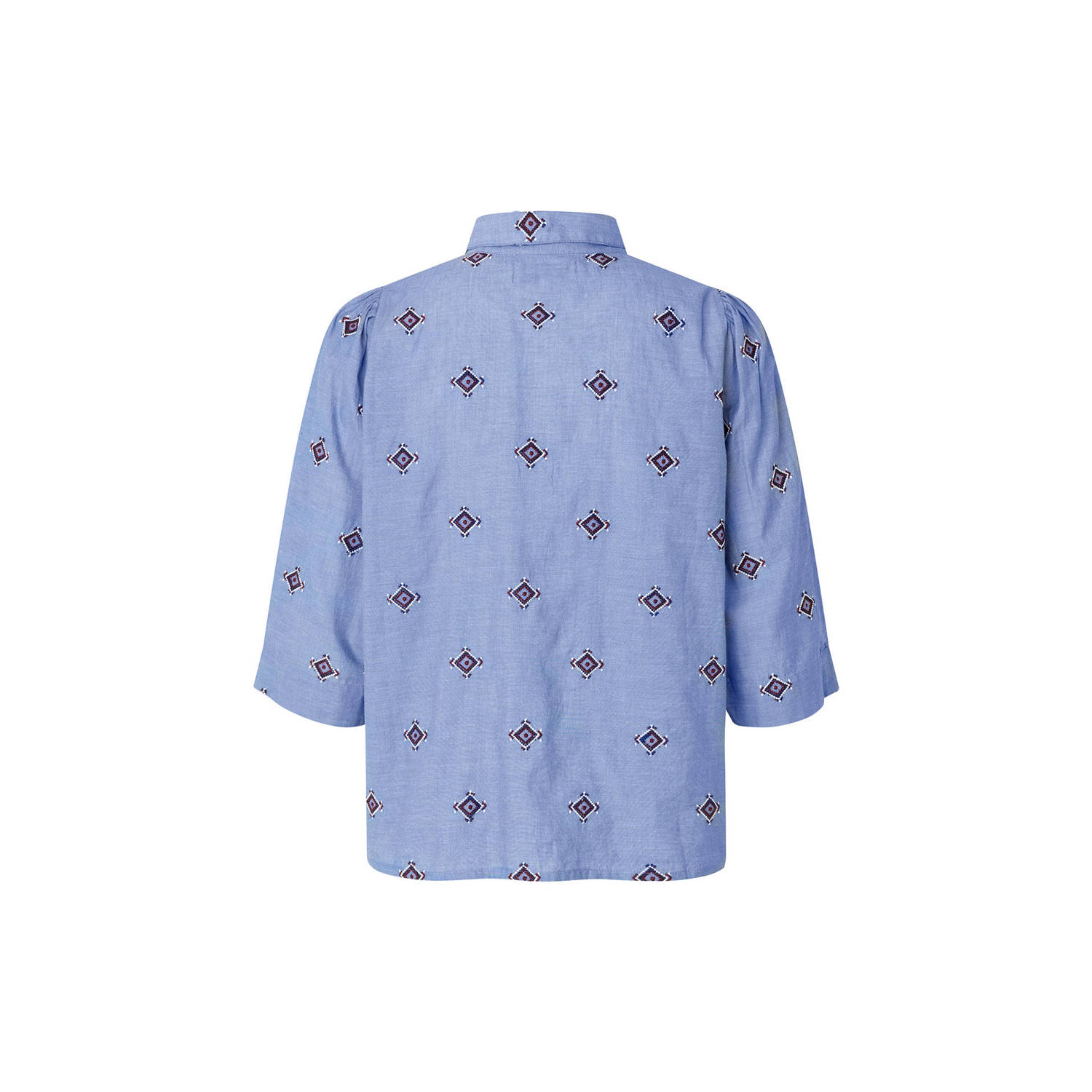 Lollys laundry blouse blauw