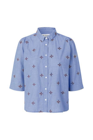 blouse blauw
