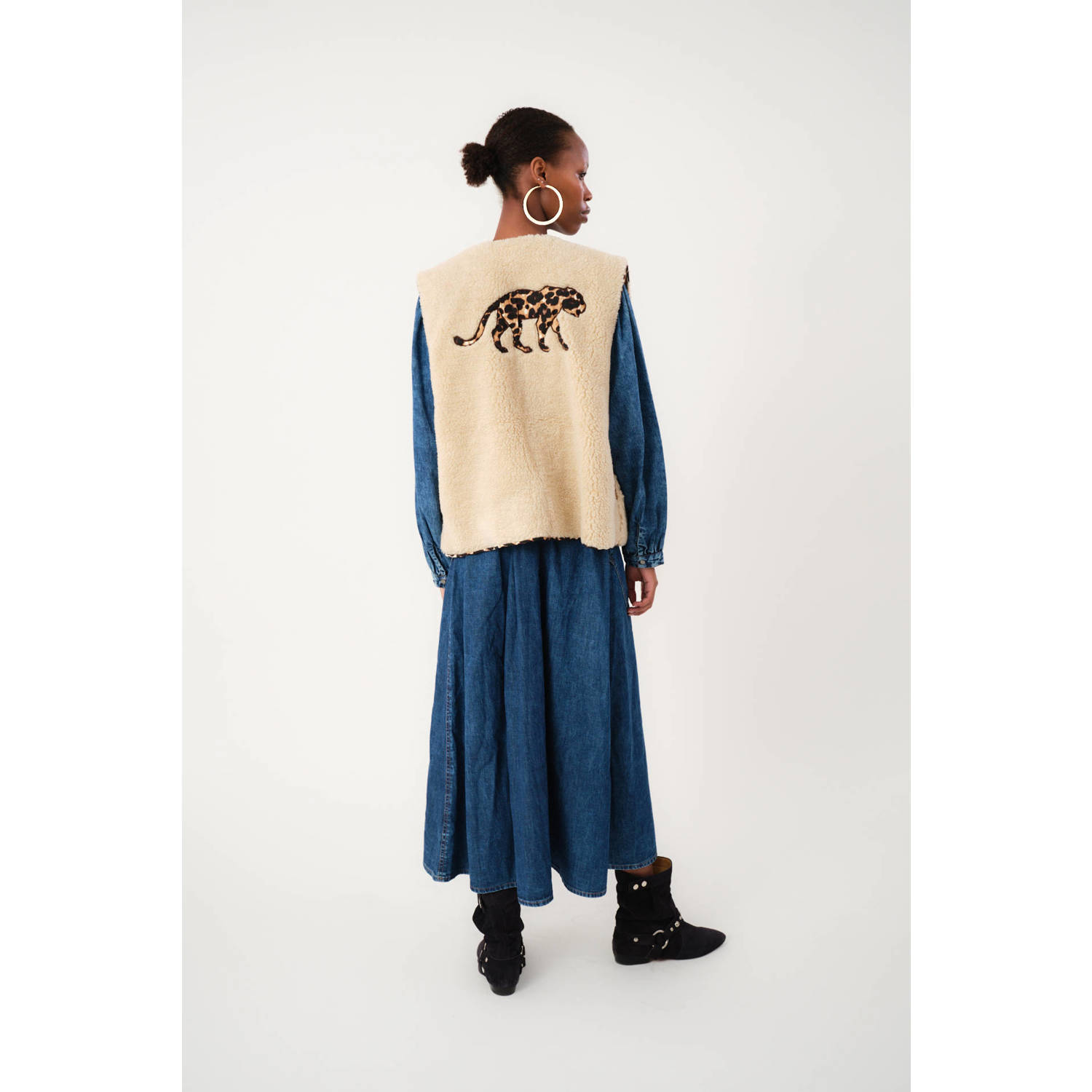 Lollys laundry teddy gilet beige