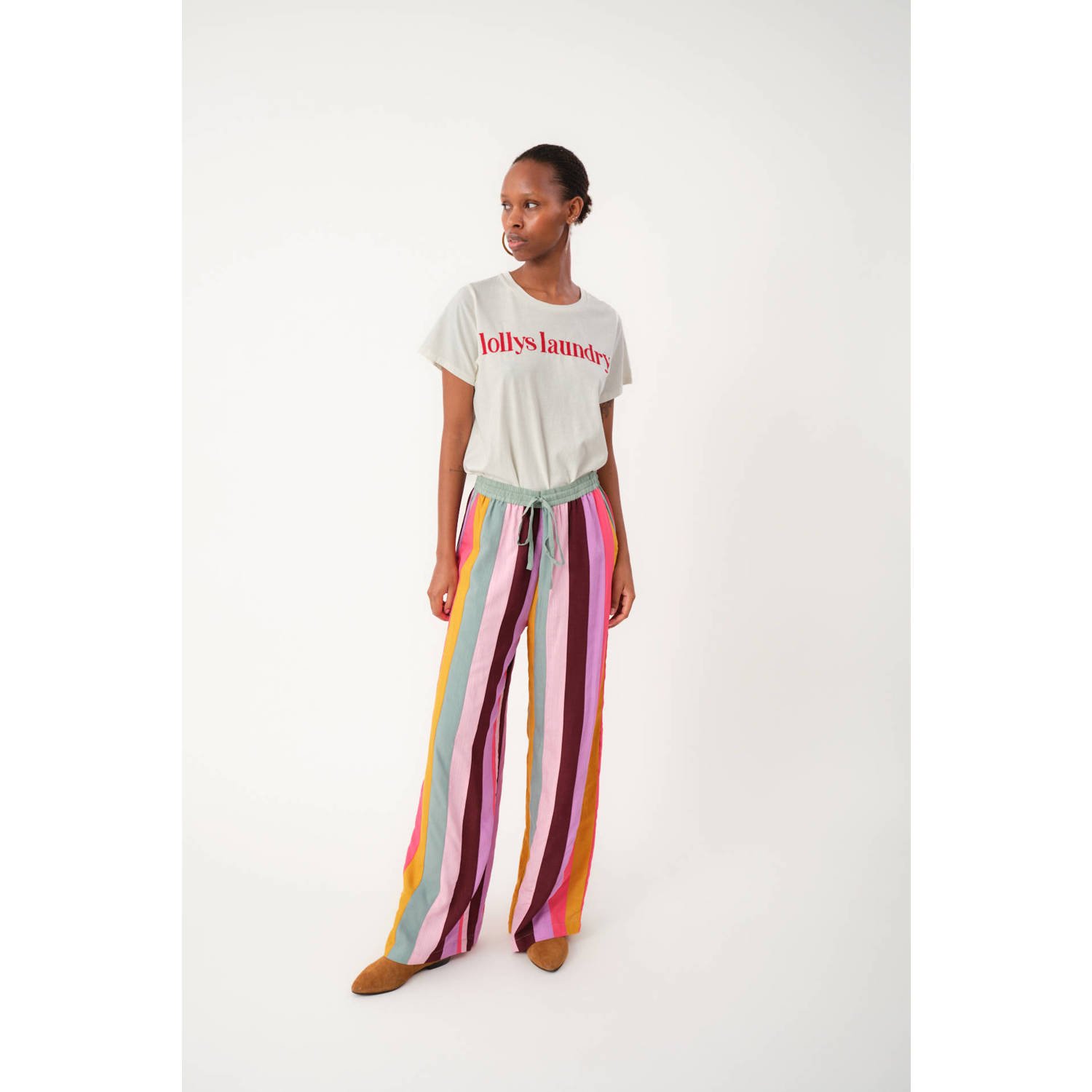 Lollys laundry T-shirt ecru