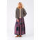 Lollys Laundry gestreepte gebreid vest blauw met parels