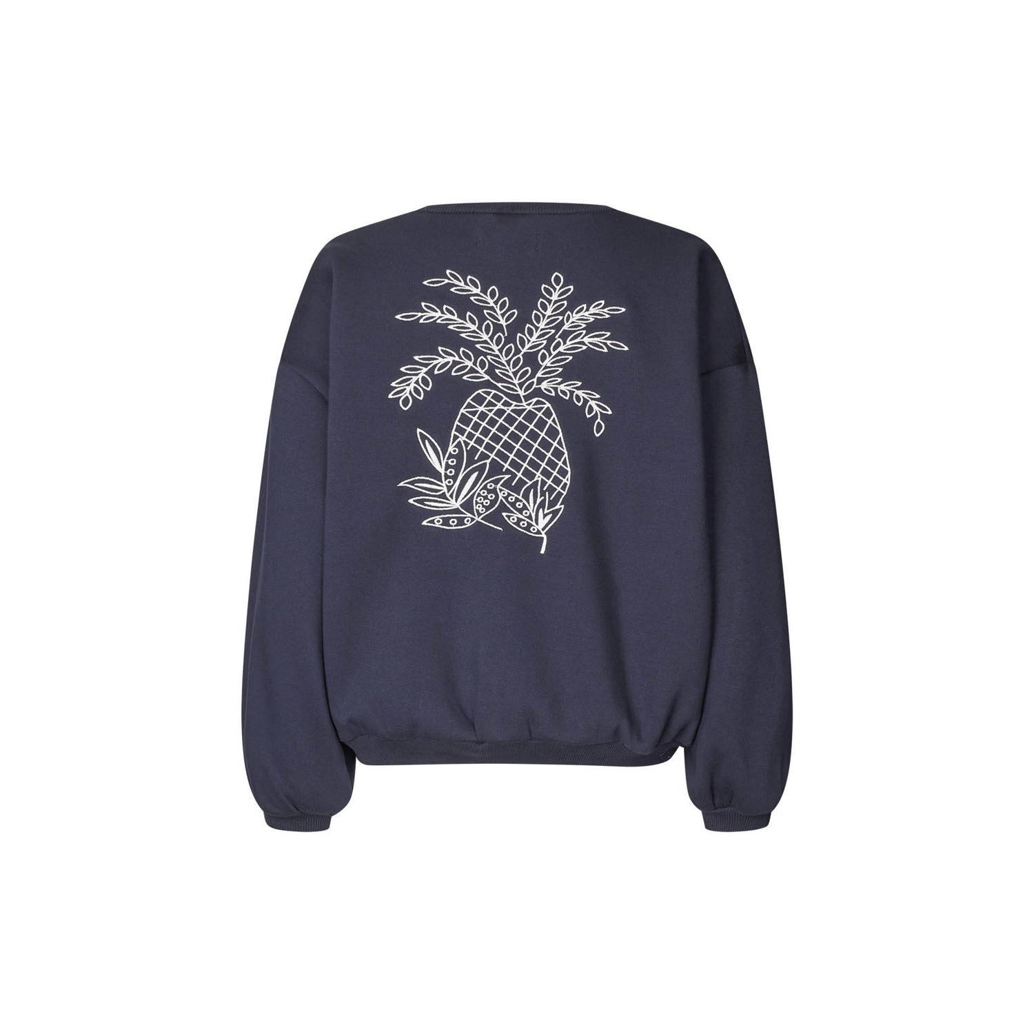Lollys laundry sweater donkerblauw
