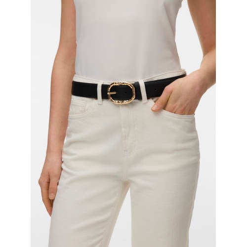 VERO MODA leren riem VMKAJA zwart afbeelding