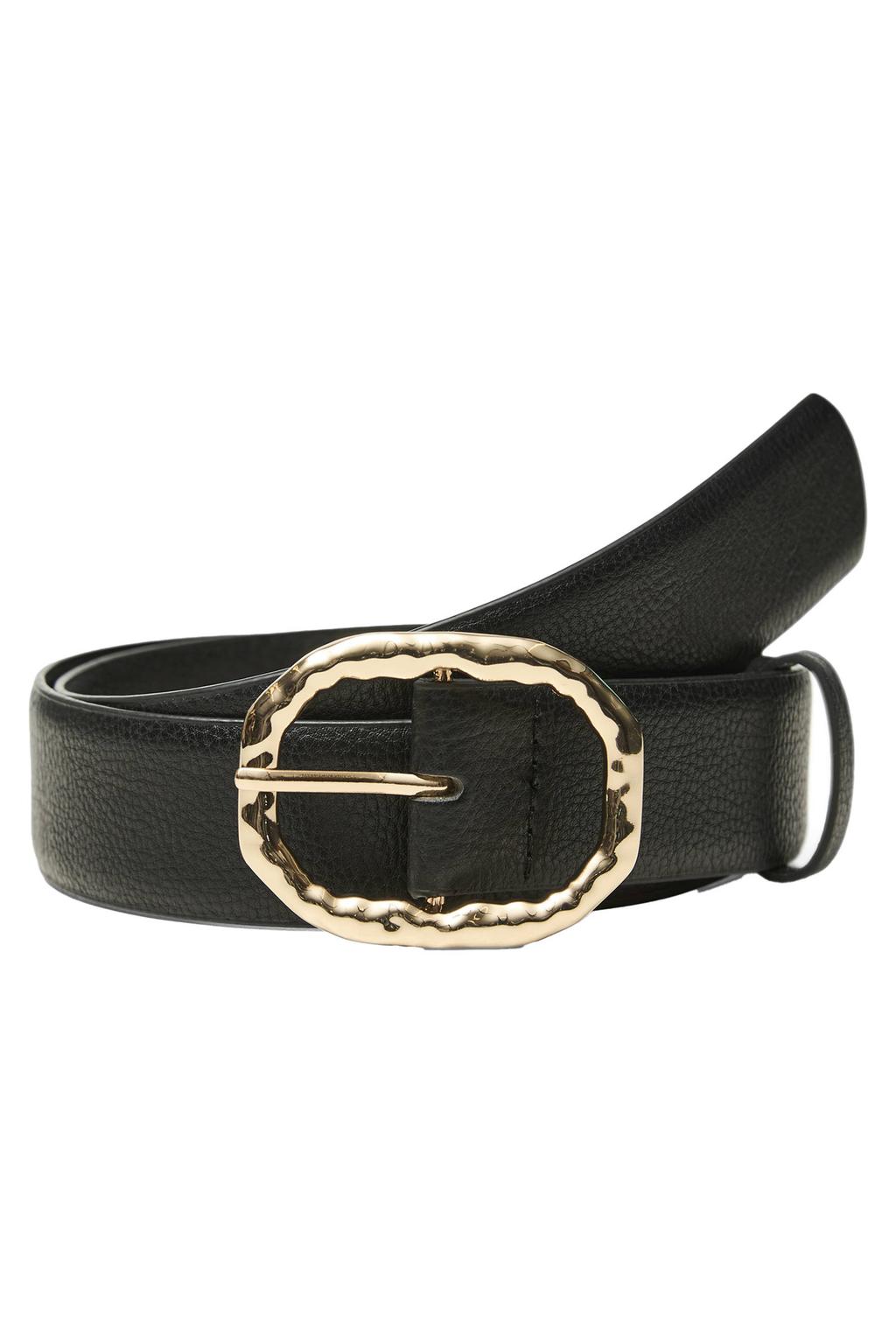 VERO MODA leren riem VMKAJA zwart