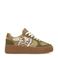 Manfield suède sneakers olijfgroen